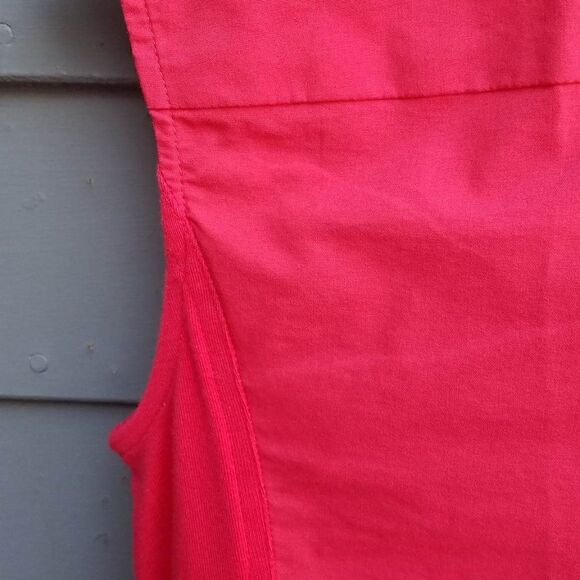 Christopher & Banks Red Sleeveless Button down Size Small - Picture 7 of 11